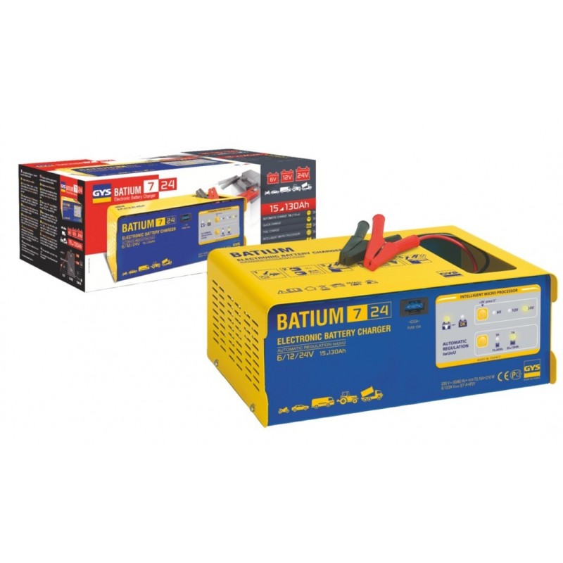 Chargeur 6 - 12 - 24V