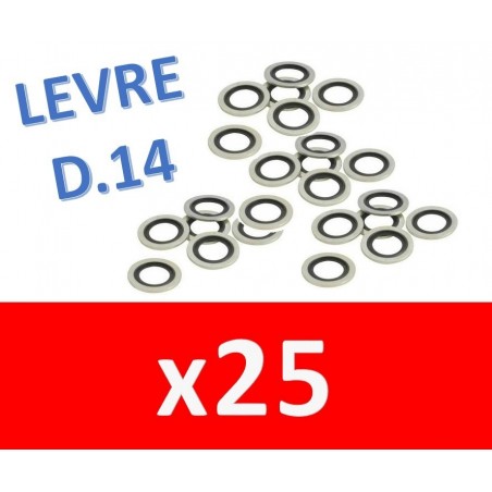 25 Joints D14 à lèvre