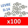100 Joints D14 à lèvre