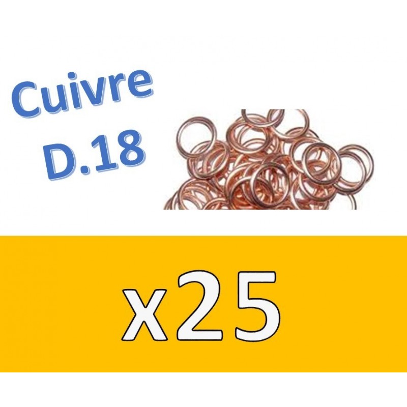 25 Joints vidange D18