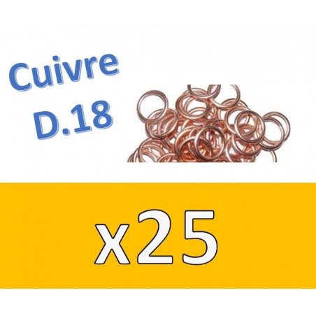 25 Joints vidange D18