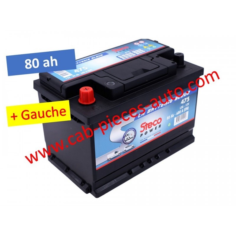 12V 75AH 580A +G