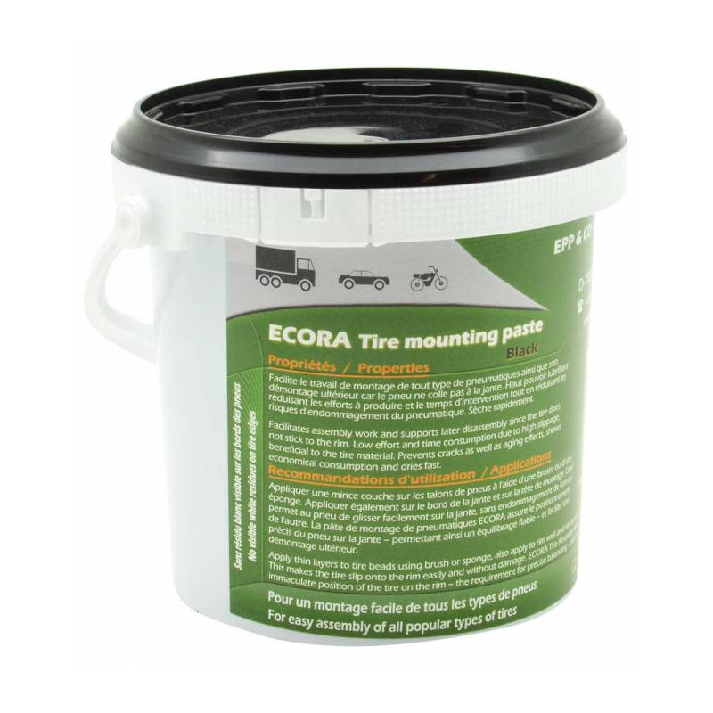 Pate pneu 1kg noire