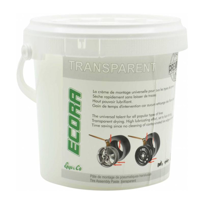 Pate pneu 1kg transparente