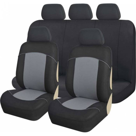 Housses grises jeu complet UNIVERSELLES