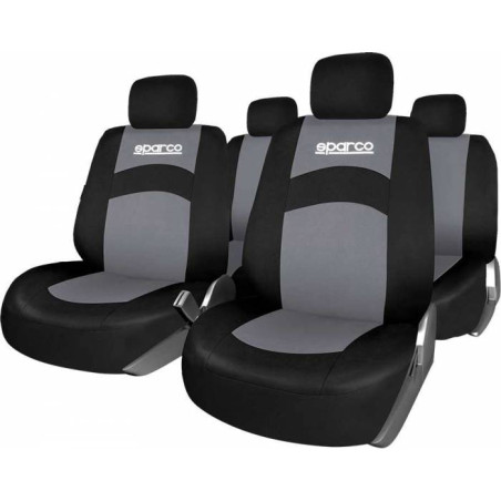 SPARCO Housse de siège noir / gris jeu complet