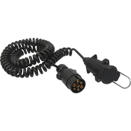 RALLONGE SPIRALE 5M 7PLOTS