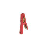 PINCE BATTERIE LAITON 500 AMP.rouge
