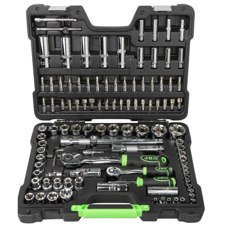 COFFRET À OUTILS 108 PIÈCES 6 PANS