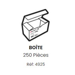 250 rivets plaques immat