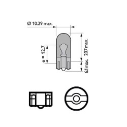 12V WY5W
