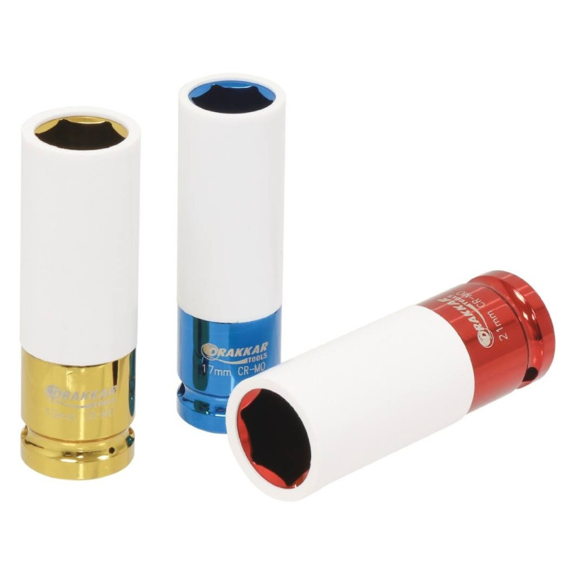 SET DE 3 DOUILLES JANTES 1/2"