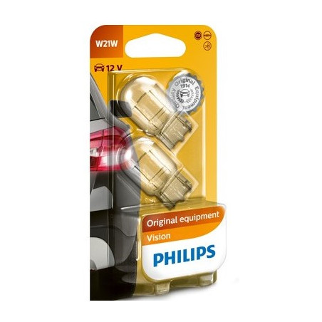 12V W21W