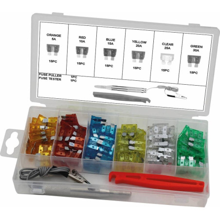 Coffret 92 fusibles std avec testeur