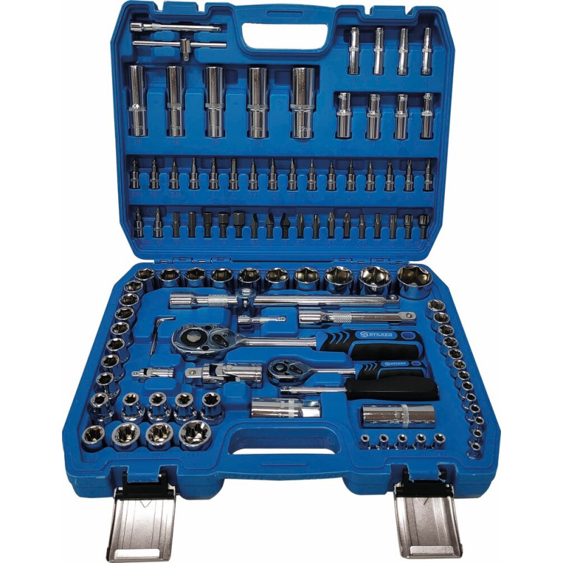 Coffret de douilles 1/4" et 1/2" - 108 pcs